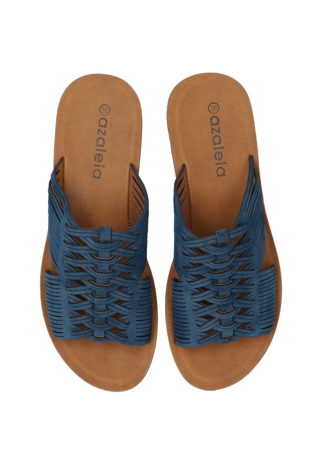 Sandalia Dalia Azul Mujer-7