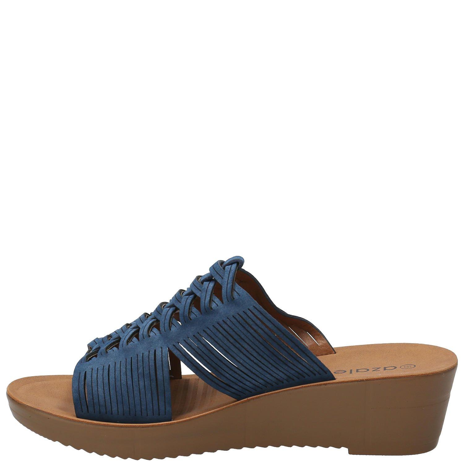 Sandalia Dalia Azul Mujer-5