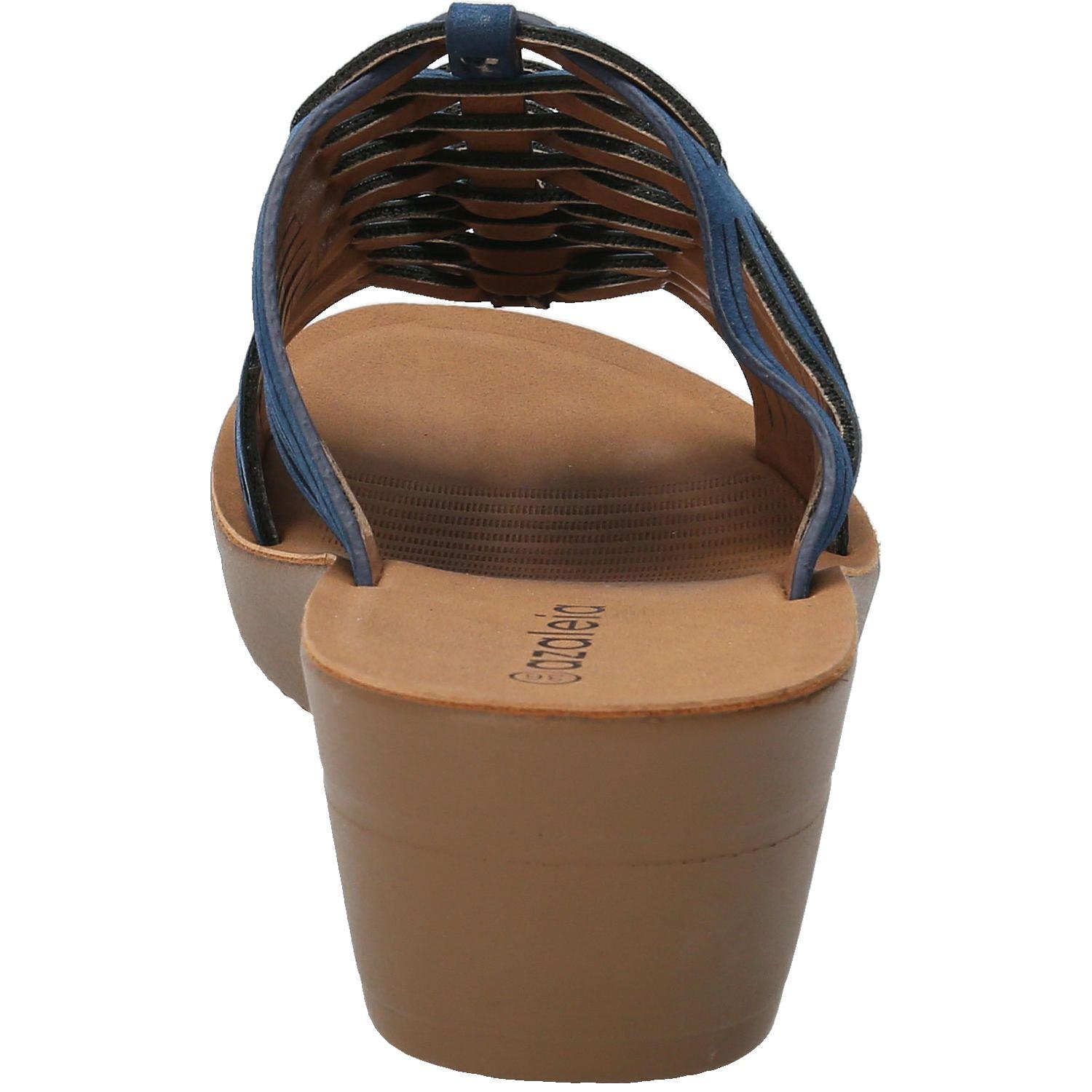 Sandalia Dalia Azul Mujer-6