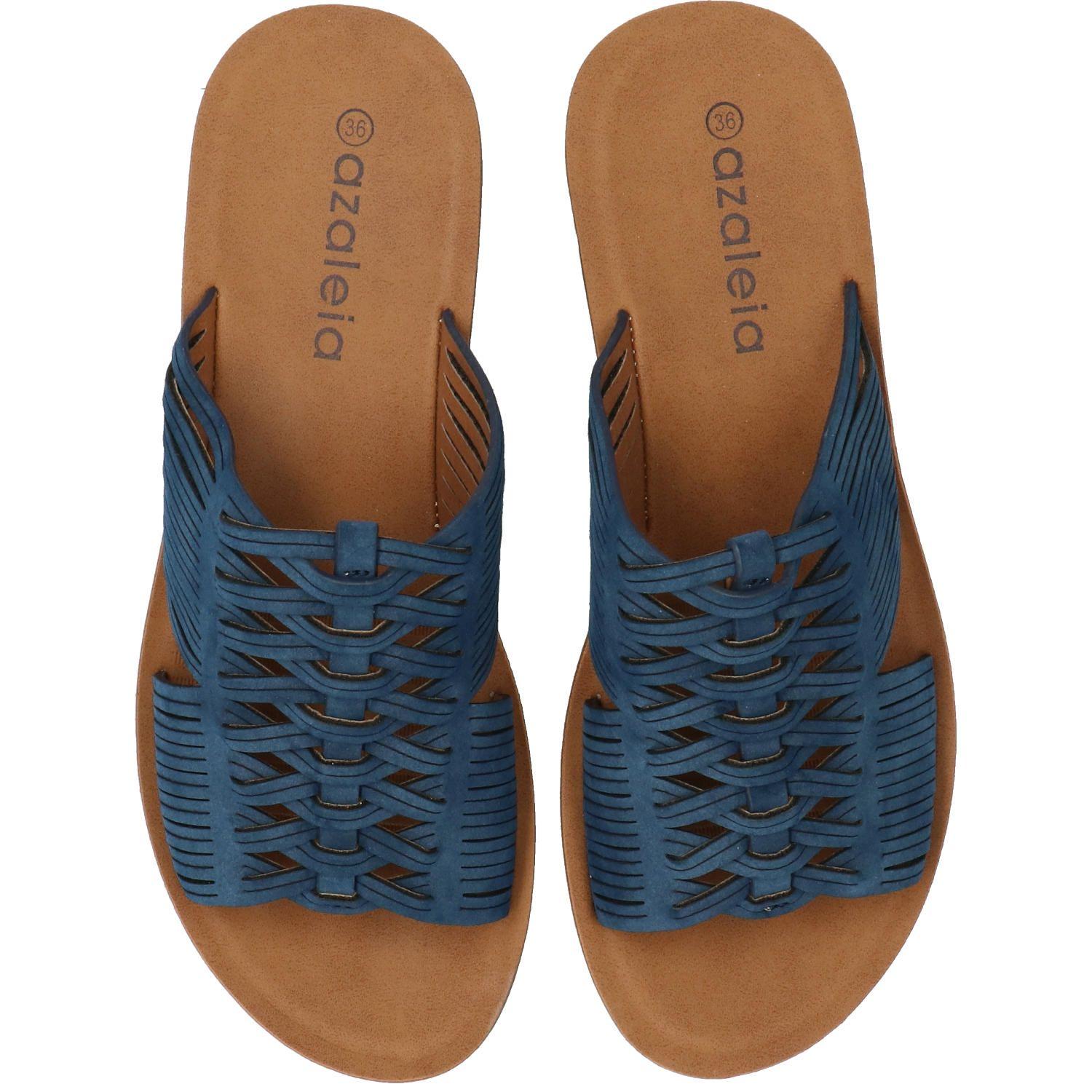 Sandalia Dalia Azul Mujer-7