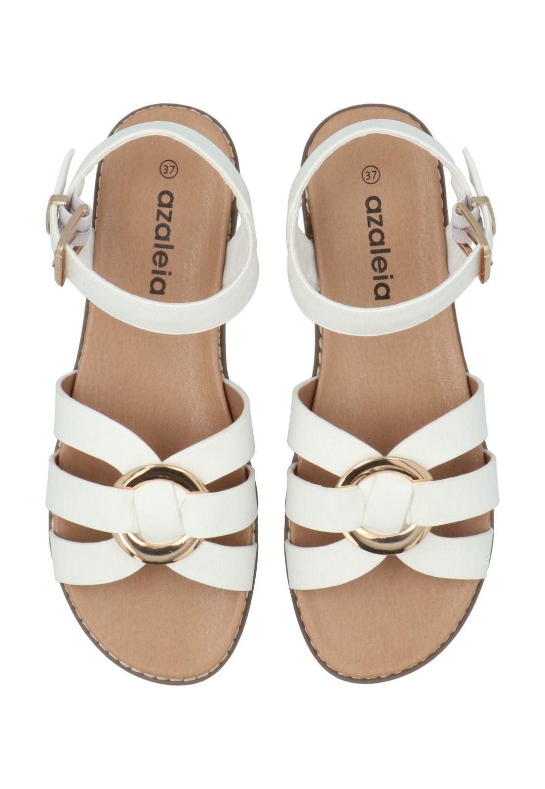 Sandalia Mujer Yona Blanco-7