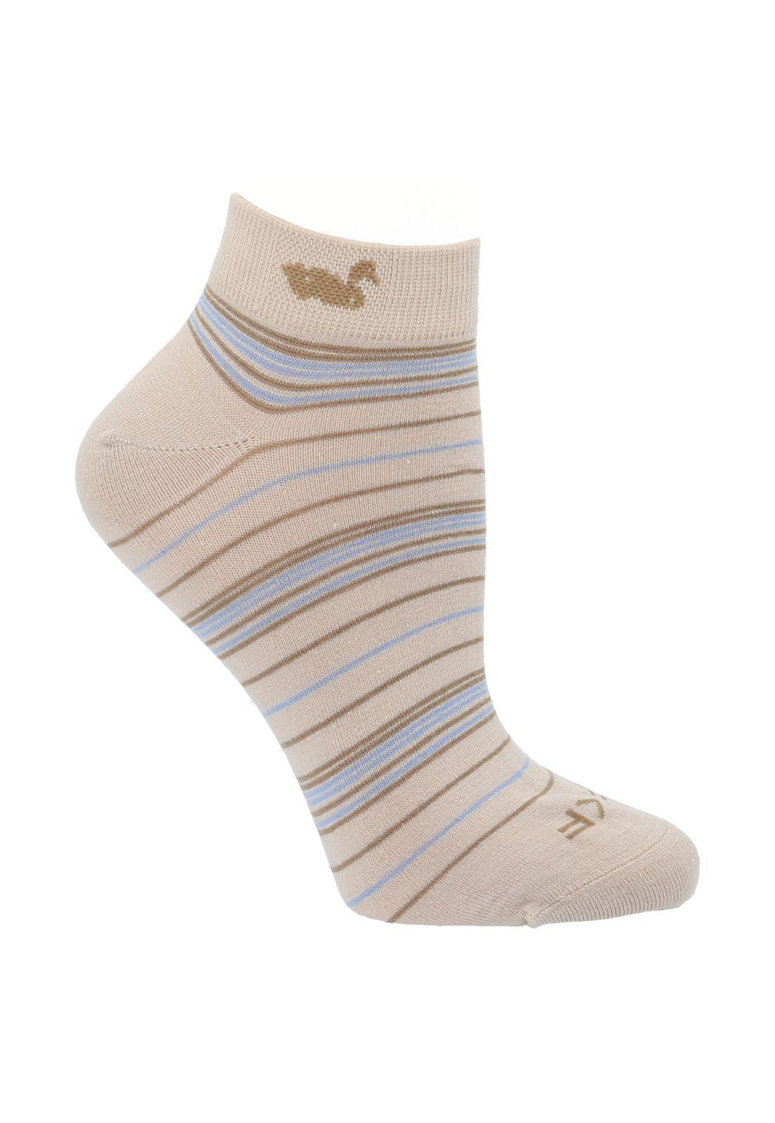 Calcetín Bambú Mujer Ped Lina Beige-0