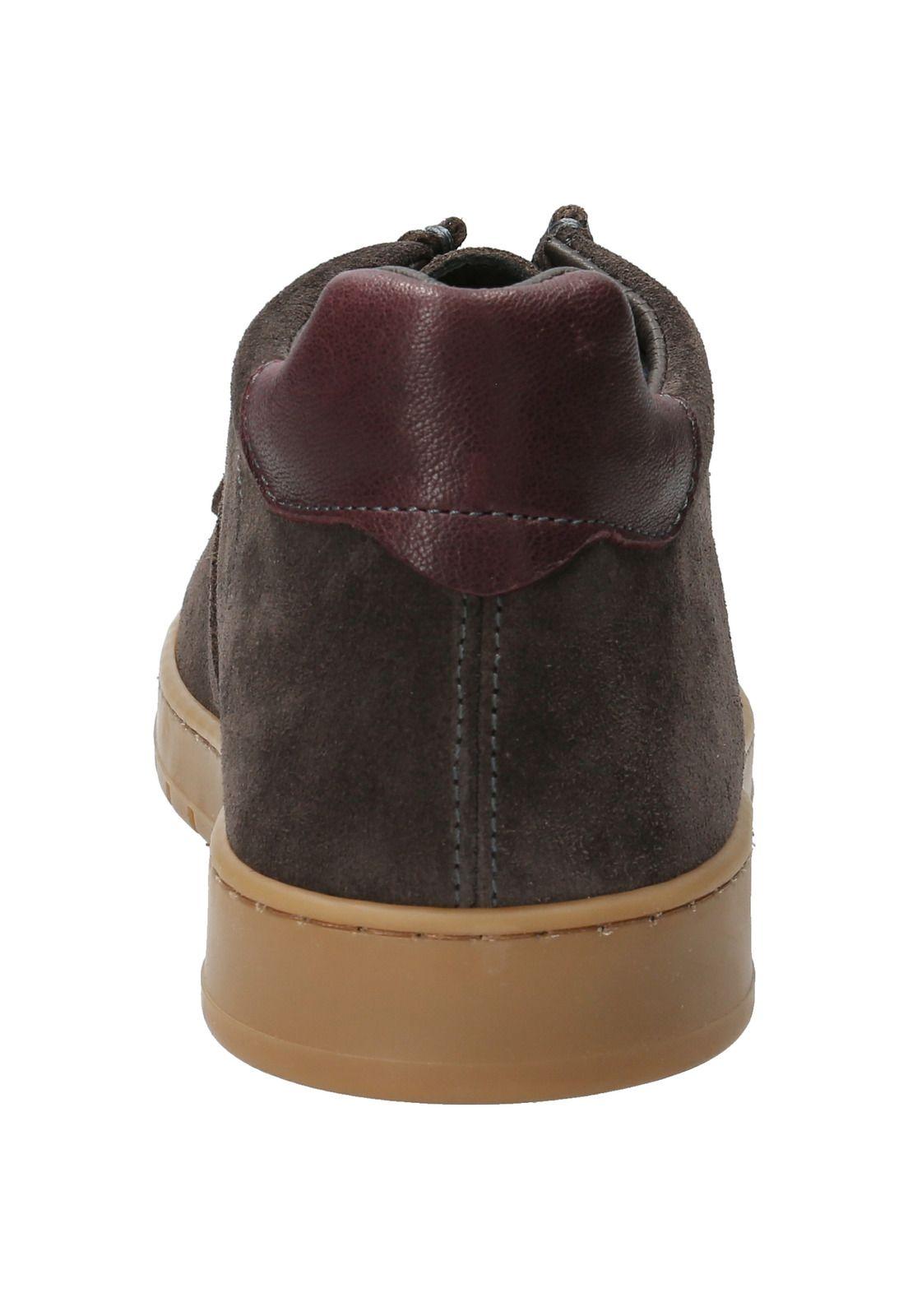 Zapatilla Cuero Hombre Tarento Café-6