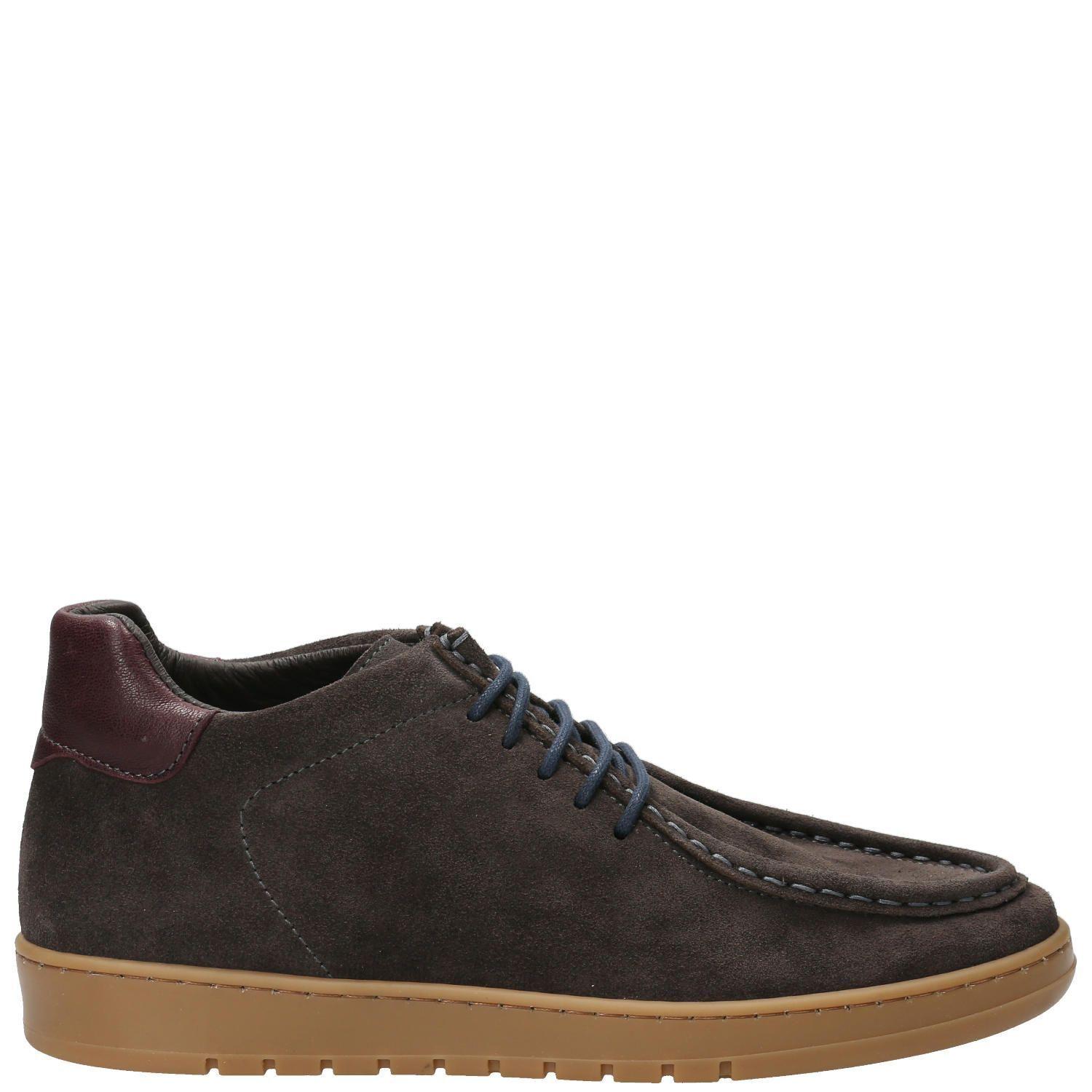 Zapatilla Cuero Hombre Tarento Café-1