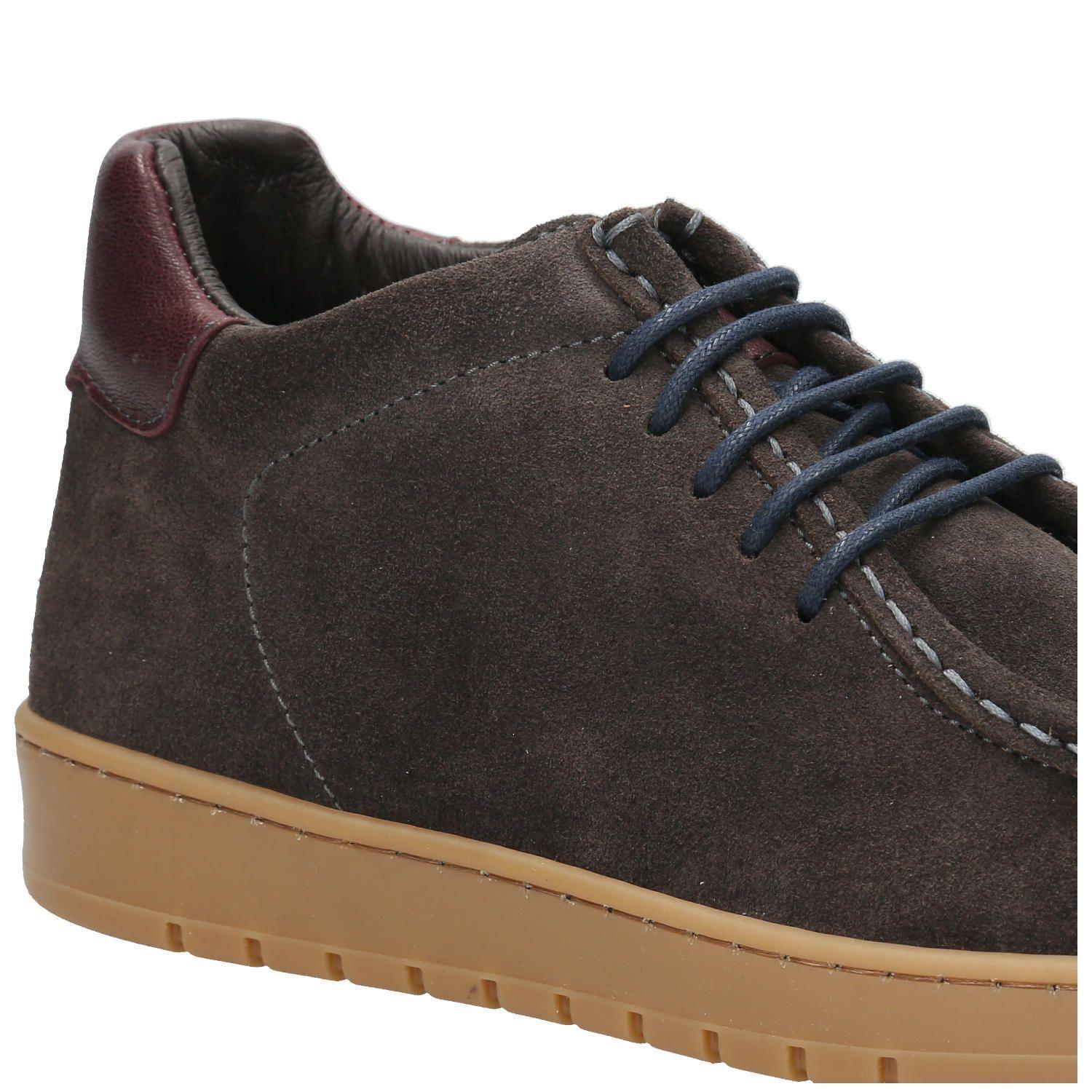 Zapatilla Cuero Hombre Tarento Café-7