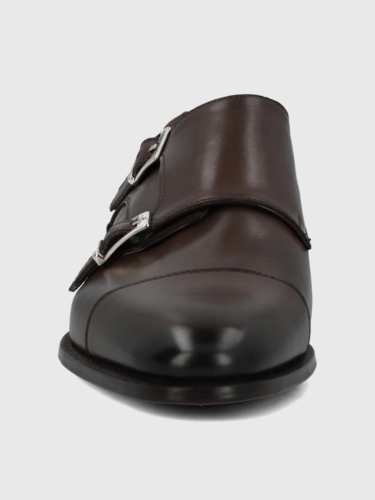 Zapato Italiano Cuero Macelli Café Hombre-3