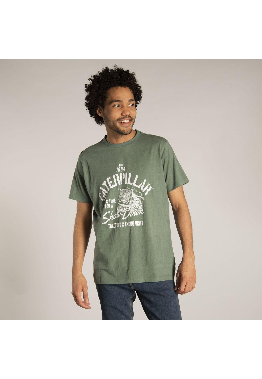 Polera M/C Hombre Fdtn Show-Down Tee Verde-0