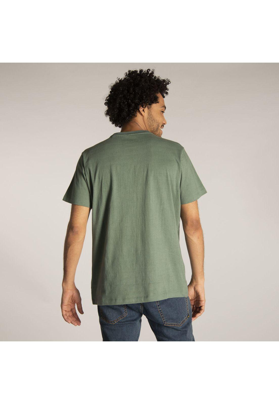 Polera M/C Hombre Fdtn Show-Down Tee Verde-2