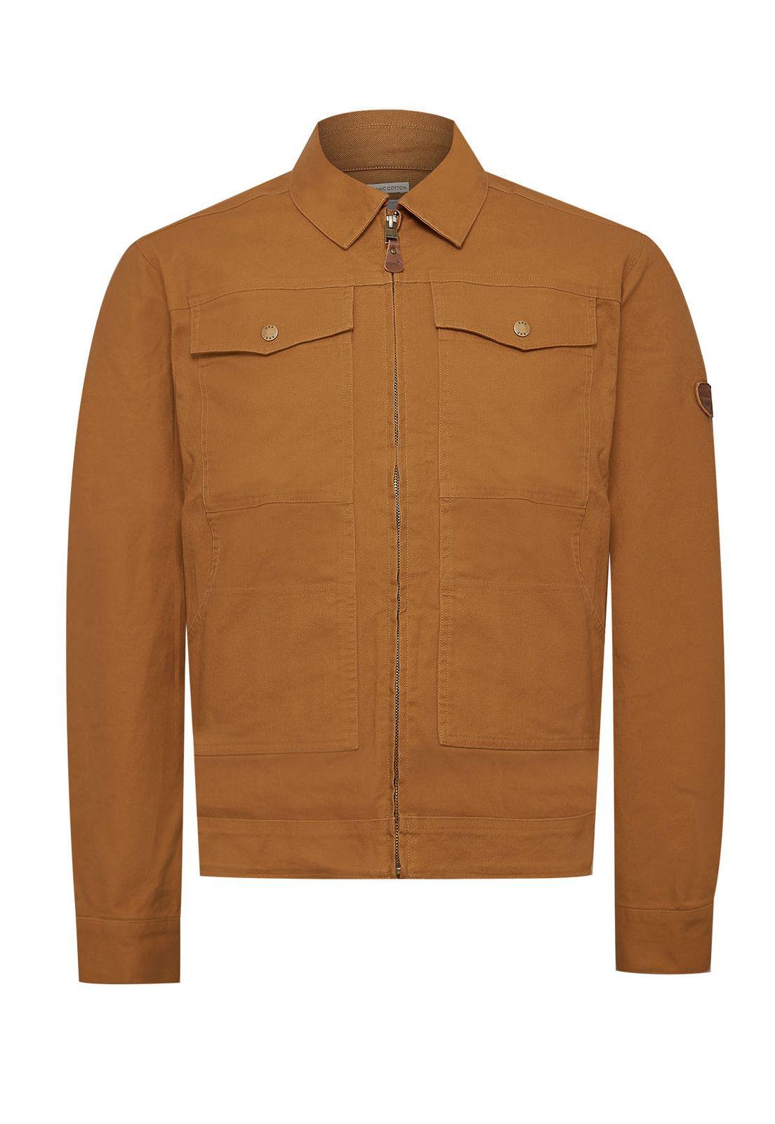 Chaqueta Algodón Orgánico Hombre Golfo Café-0