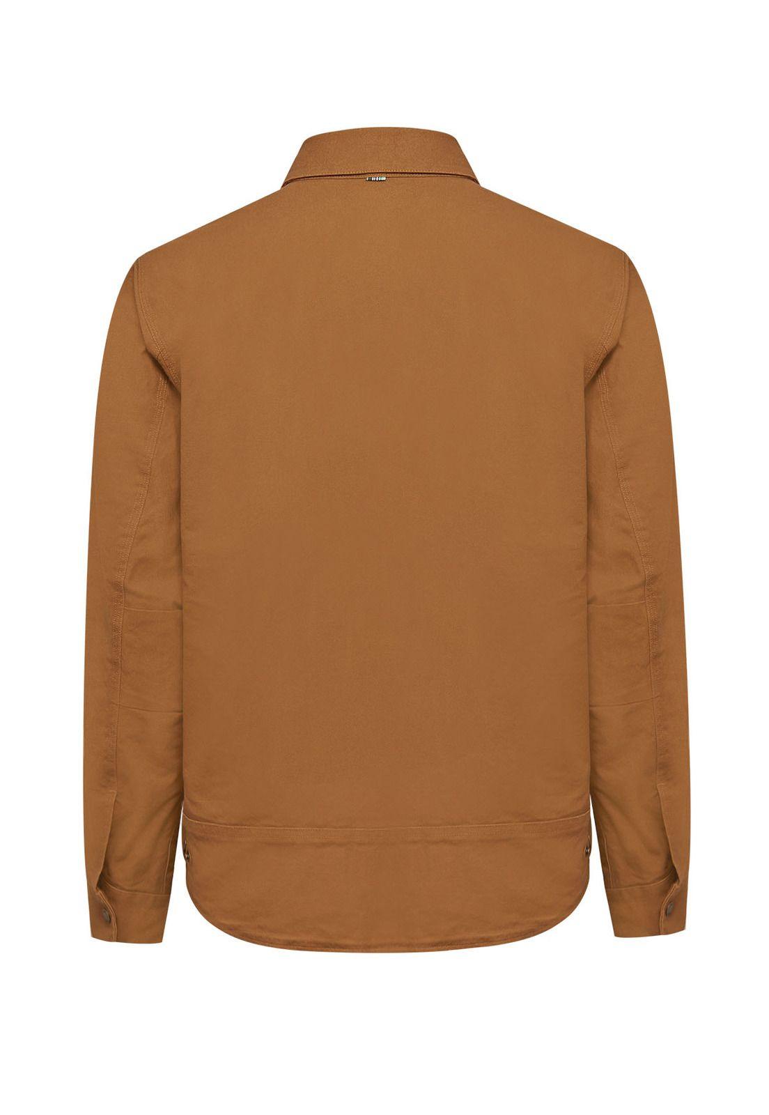 Chaqueta Algodón Orgánico Hombre Golfo Café-1