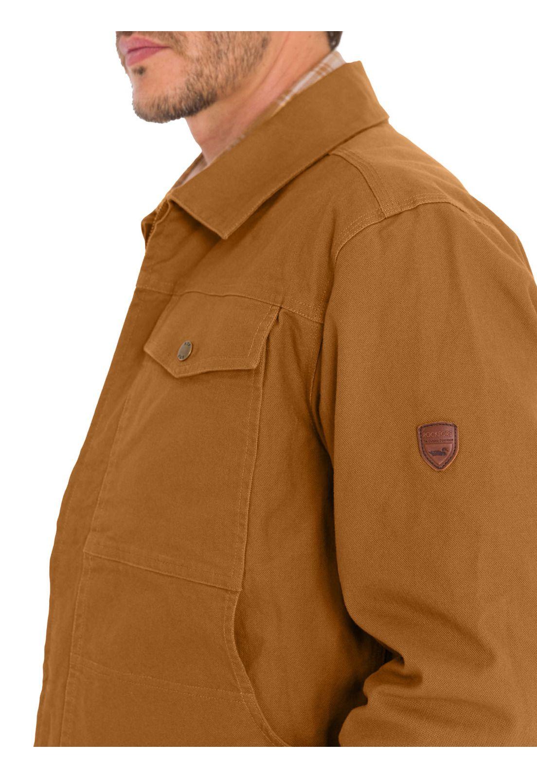 Chaqueta Algodón Orgánico Hombre Golfo Café-8
