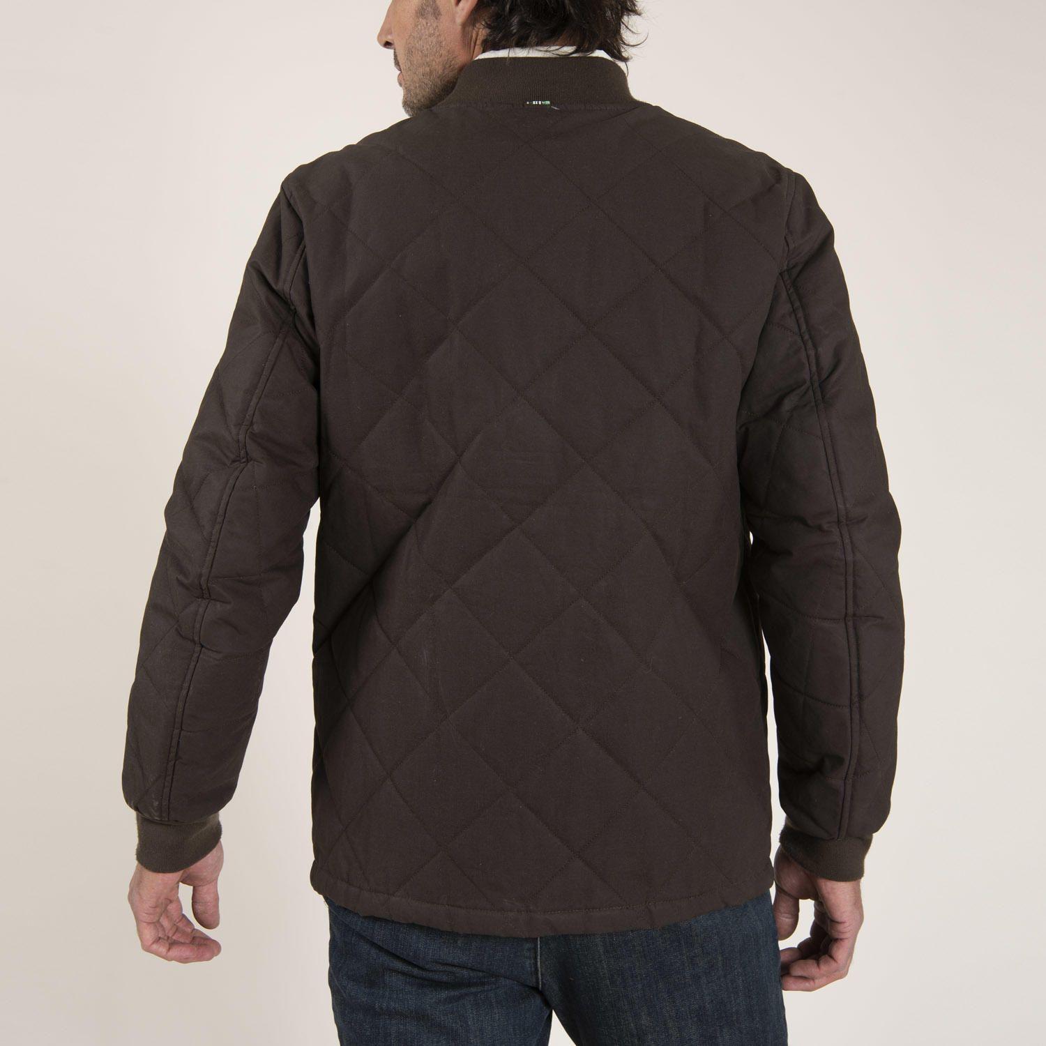 Chaqueta Algodón Bombers Chocolate Hombre Rockford-3