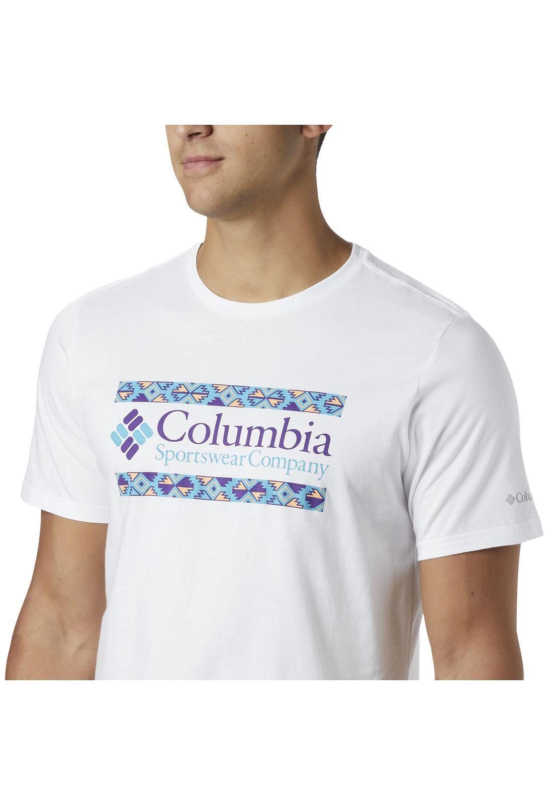 Polera M/C Hombre Rapid Ridg Graphic T Algodon Blanco-2