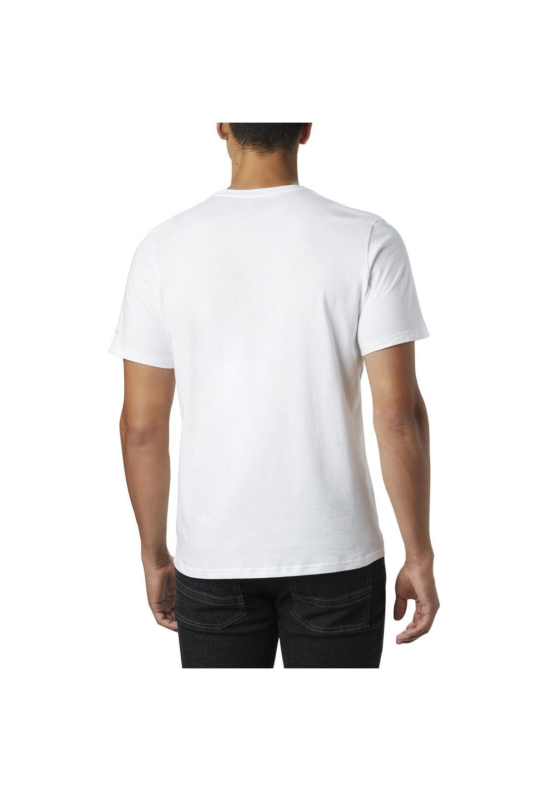 Polera M/C Hombre Rapid Ridg Graphic T Algodon Blanco-3