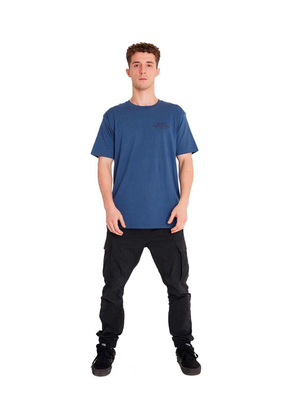 Polera Manga Corta Hombre State Park Azul-6