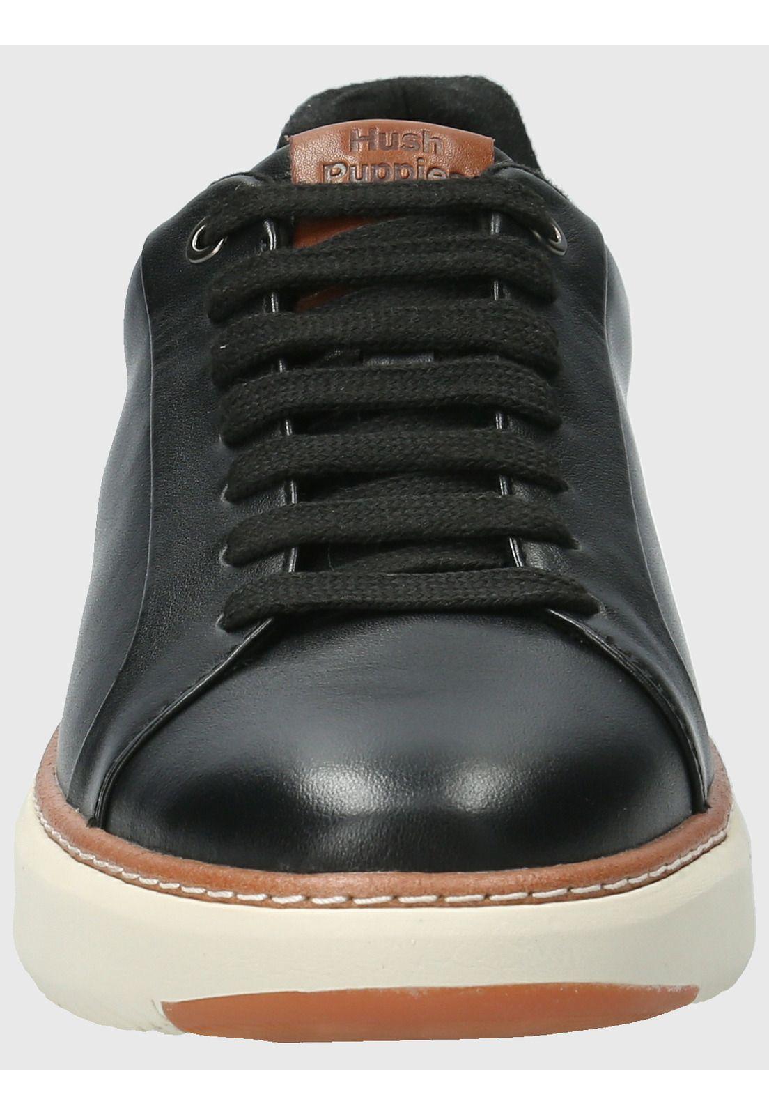 Zapatilla Cuero Hombre Force G Negro-3