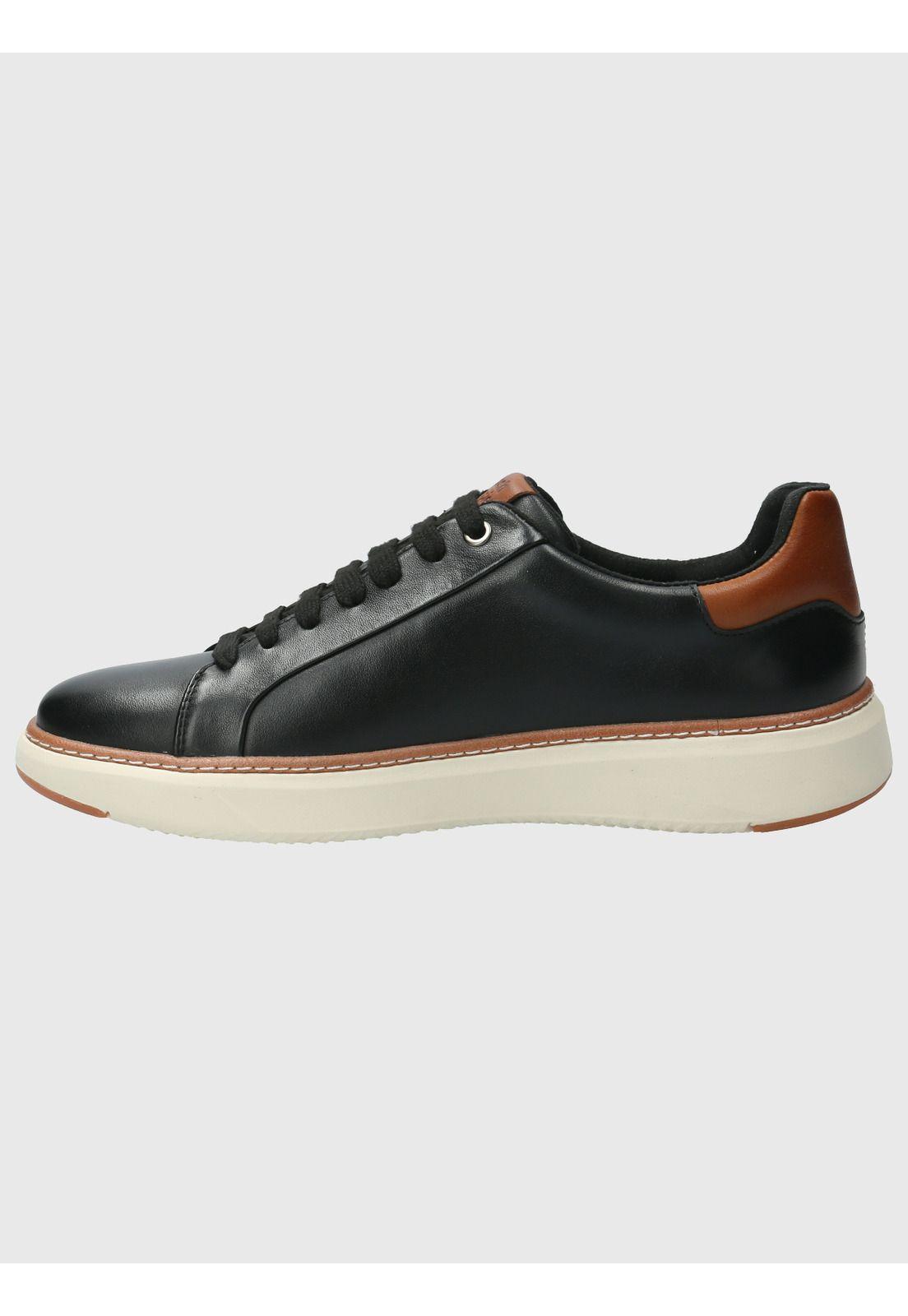 Zapatilla Cuero Hombre Force G Negro-5