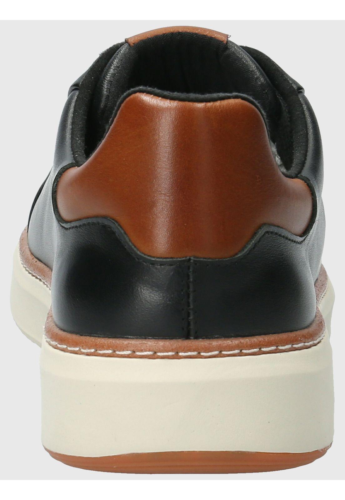 Zapatilla Cuero Hombre Force G Negro-6