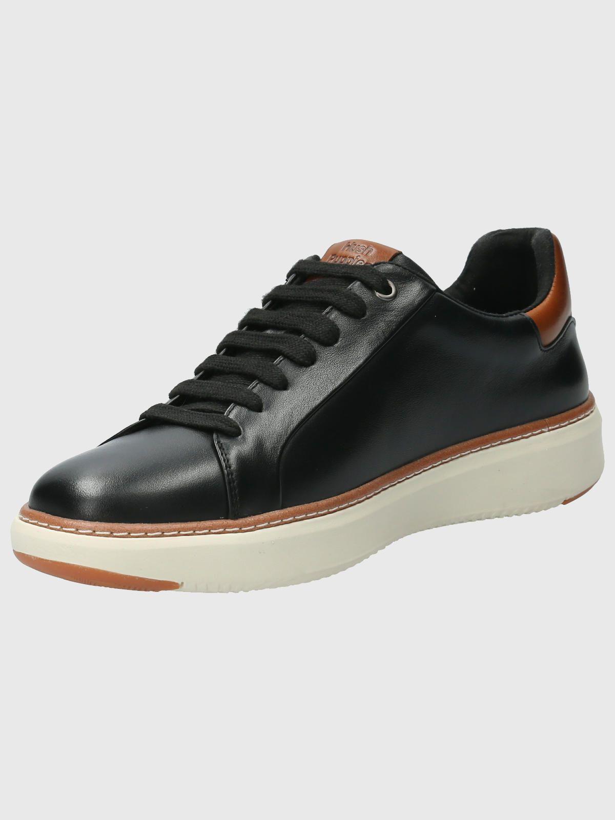 Zapatilla Cuero Hombre Force G Negro-4