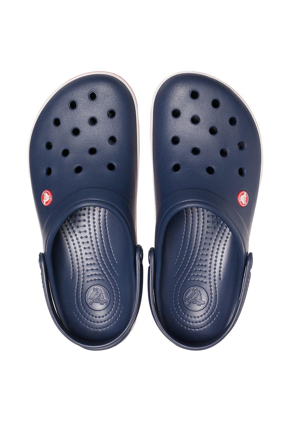 Zueco Crocs Hombre Crocband Azul-4