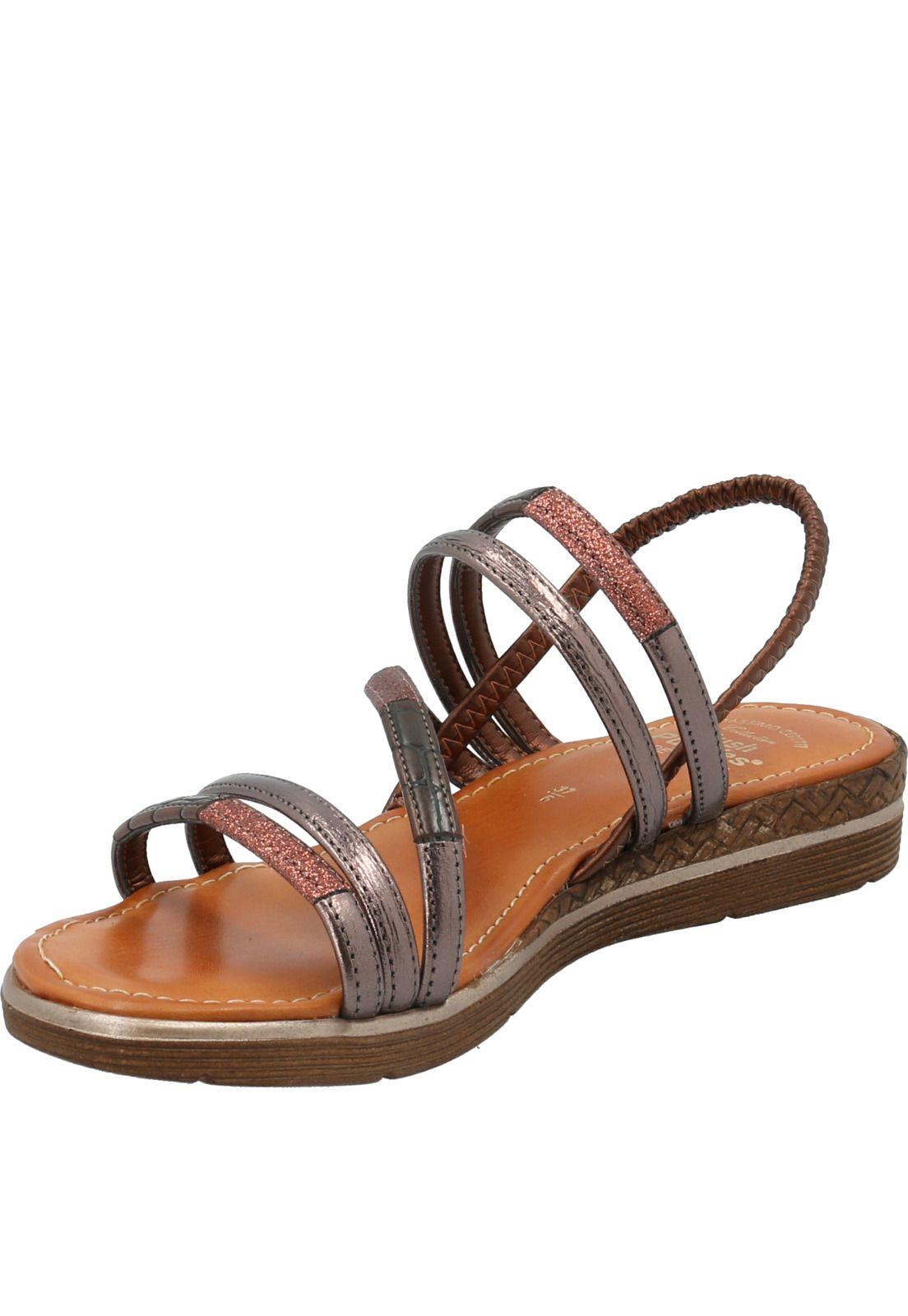 Sandalia Mujer Vesuvio Café-3