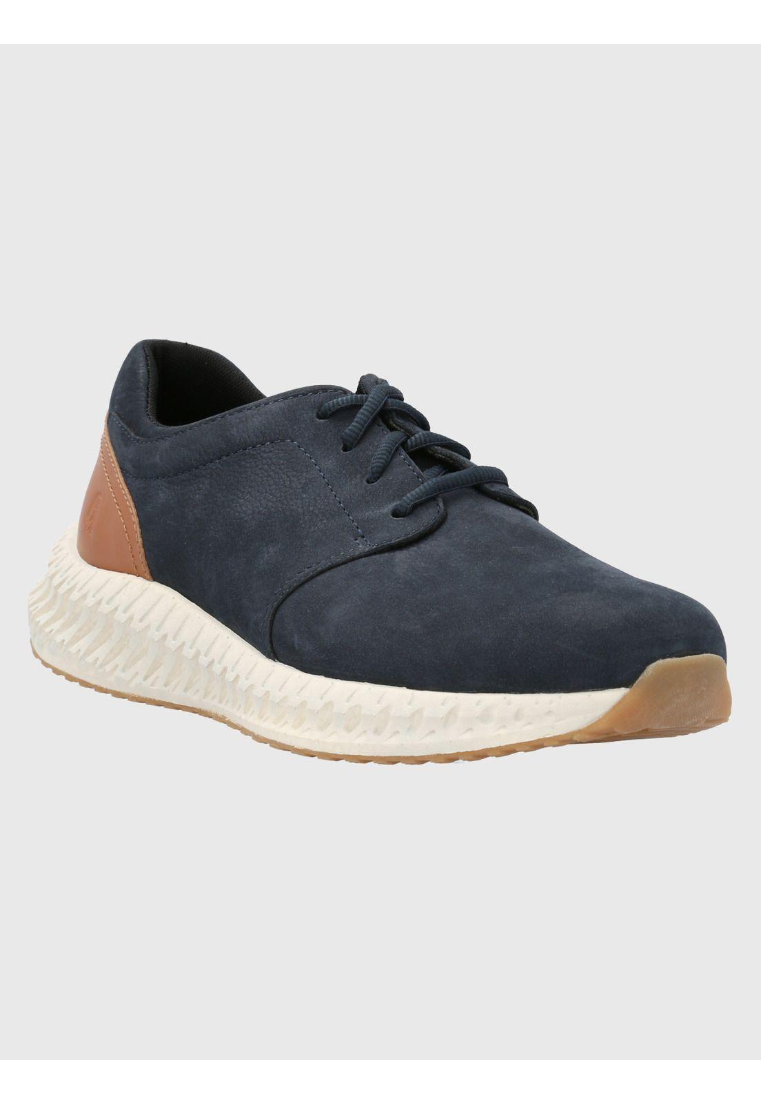 Zapatilla Cuero Hombre Spinal Discover Azul-0