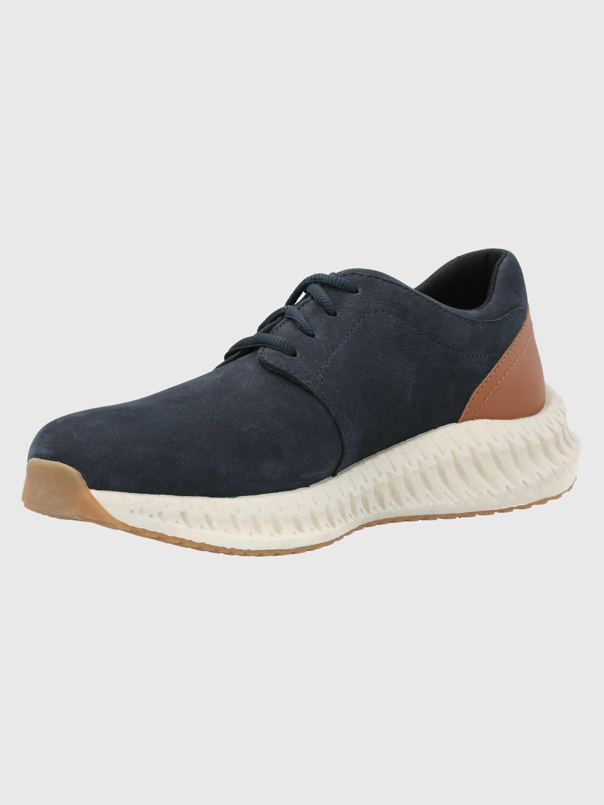 Zapatilla Cuero Hombre Spinal Discover Azul-5