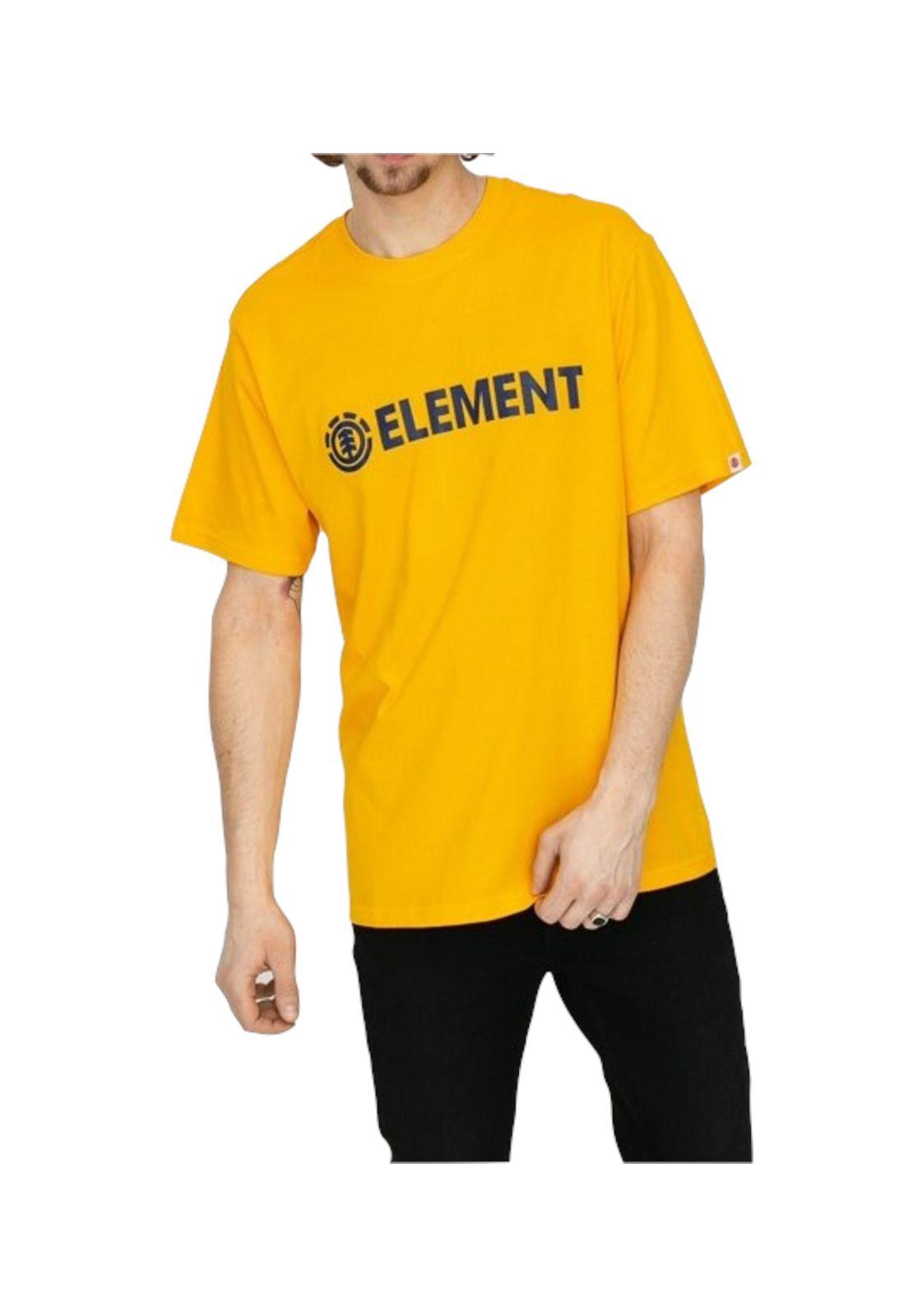 Polera M/C Hombre Blazin Amarillo-0