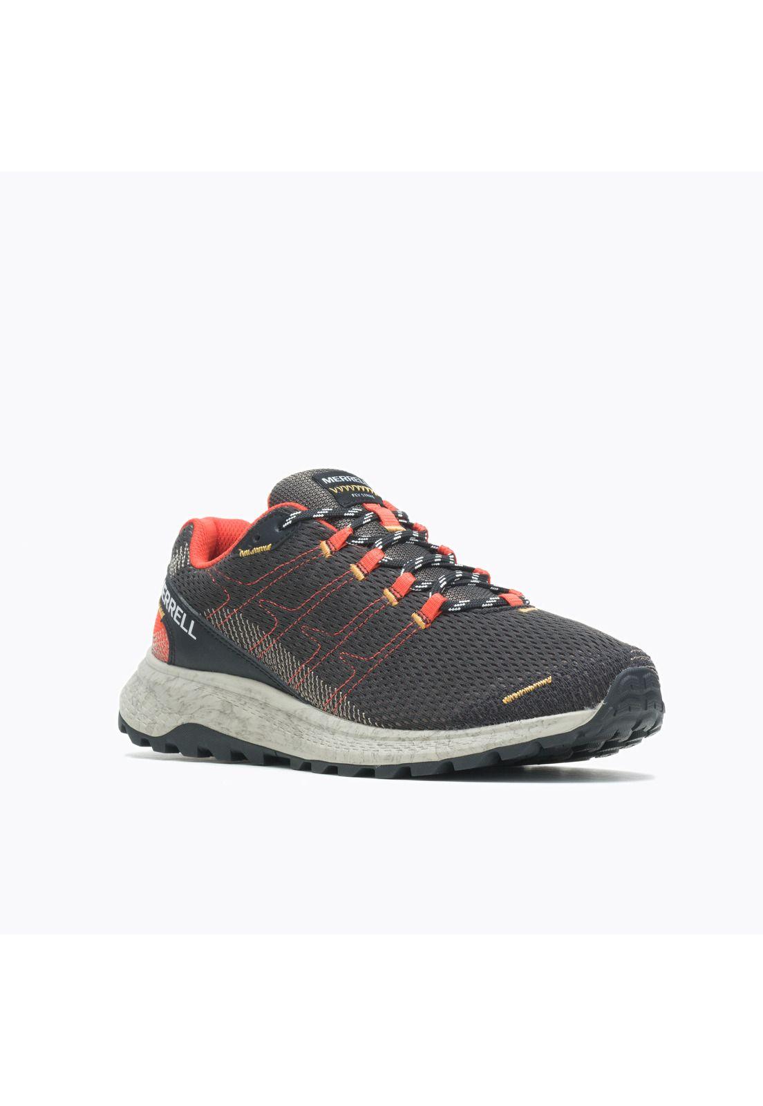 Zapatilla Hombre Fly Strike Negro/Naranjo-1