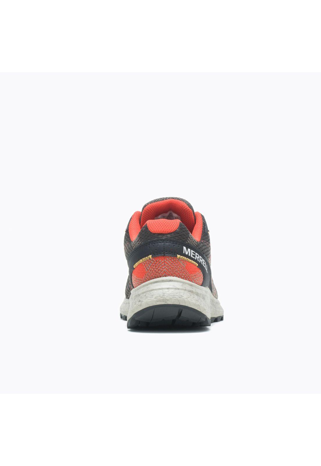 Zapatilla Hombre Fly Strike Negro/Naranjo-4