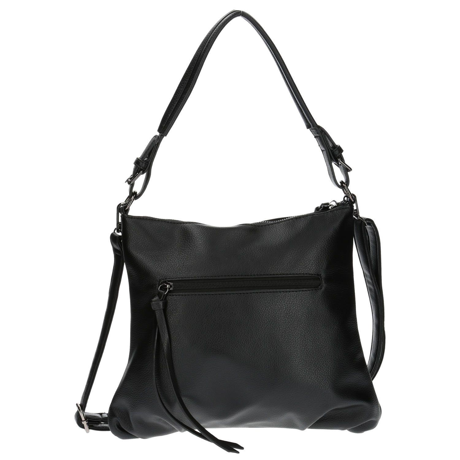 Cartera De Hombro Effie Cross Negro Mujer-3