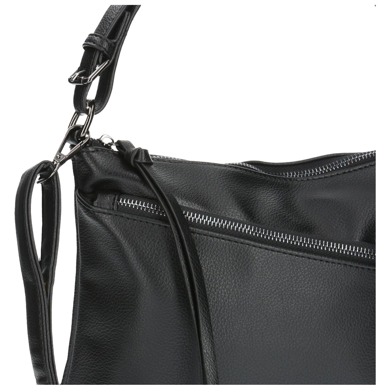 Cartera De Hombro Effie Cross Negro Mujer-4