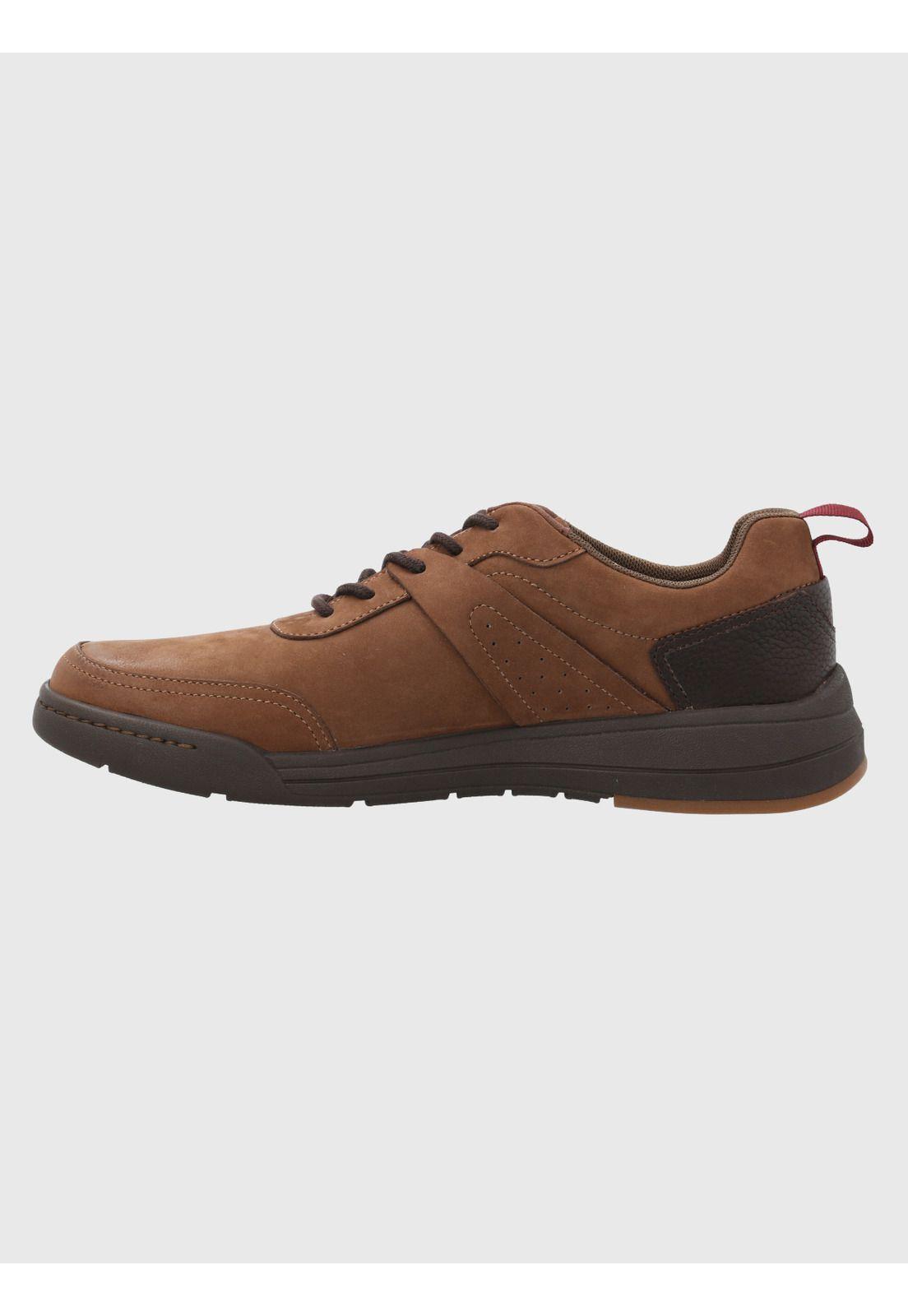 Zapatilla Cuero Hombre Molt Café Oscuro-4