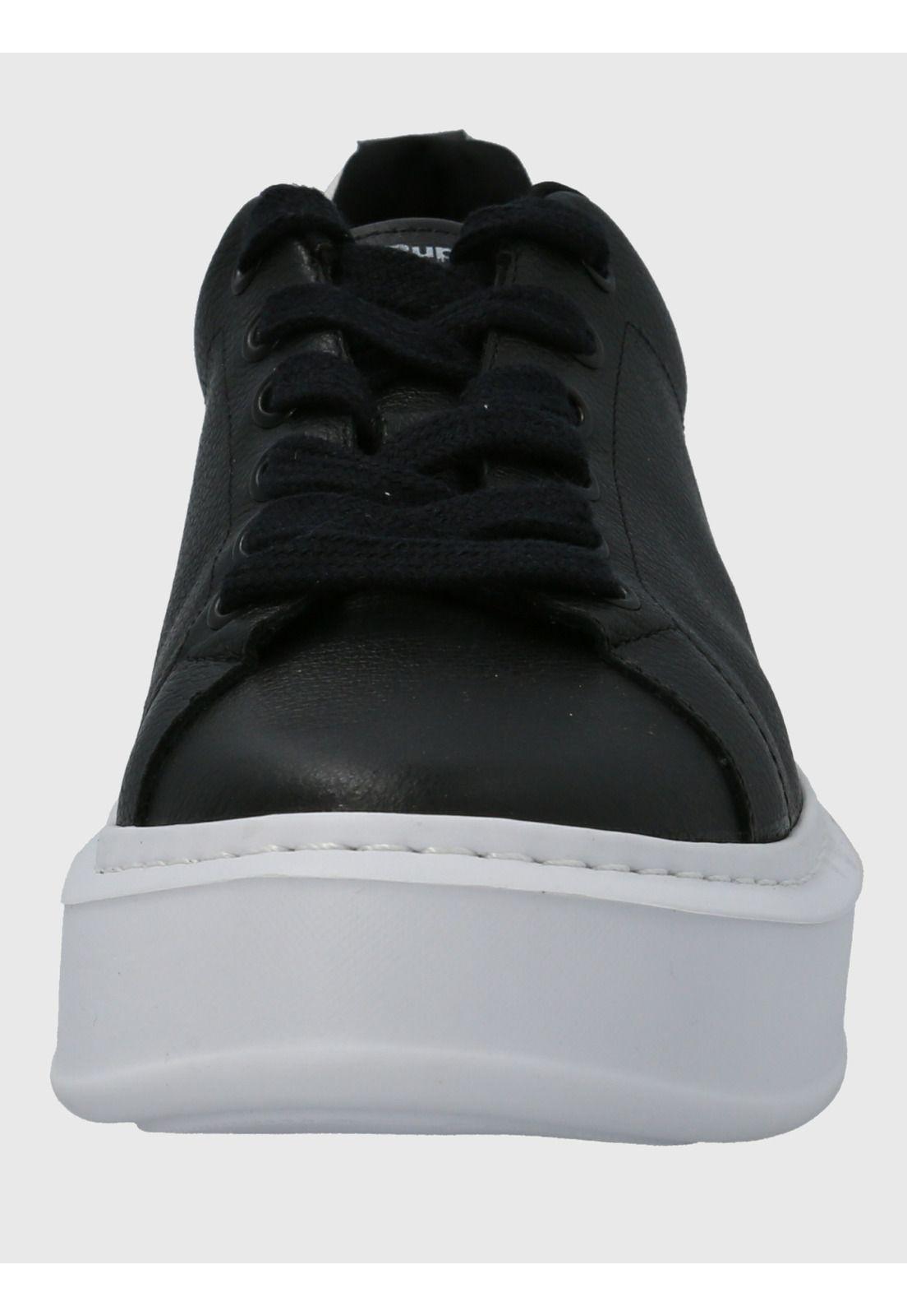 Zapatilla Cuero Mujer Badajoz Negro-3