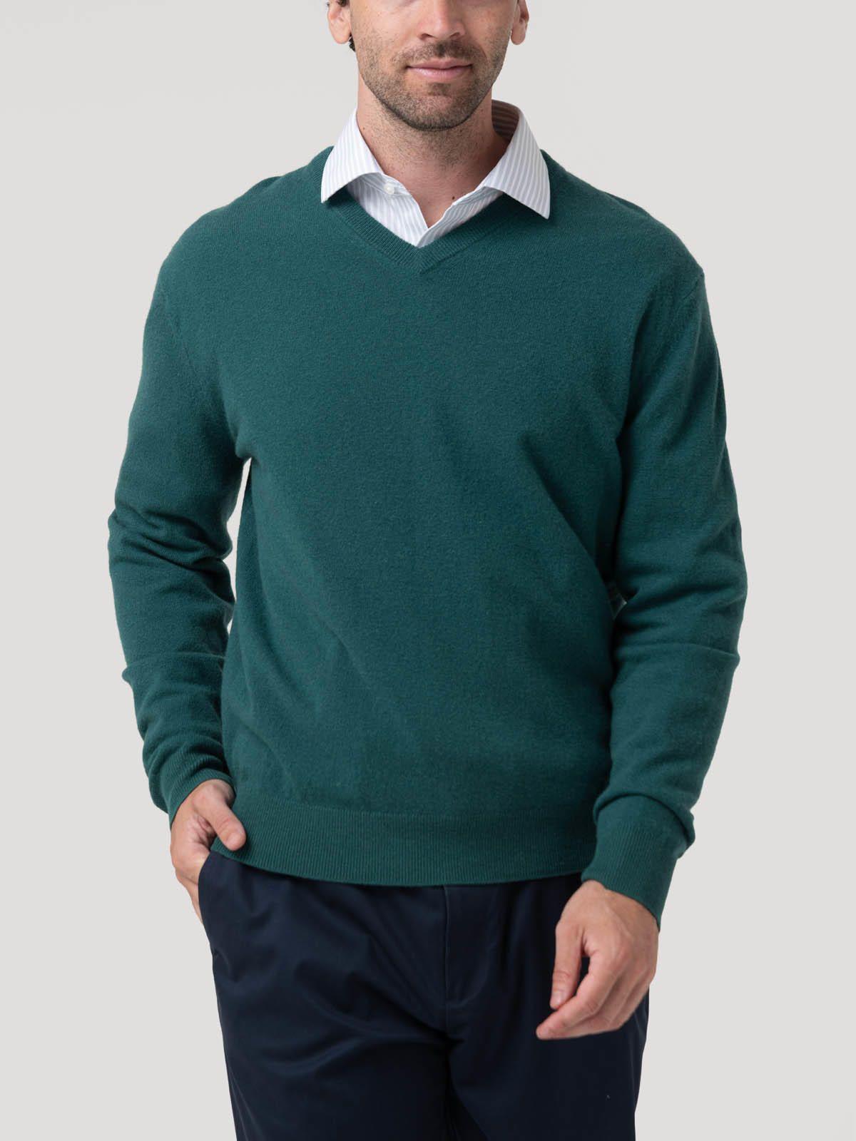 Sweater Lana Hombre Italy.V Verde-4