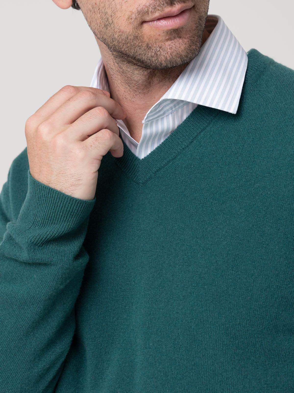 Sweater Lana Hombre Italy.V Verde-6