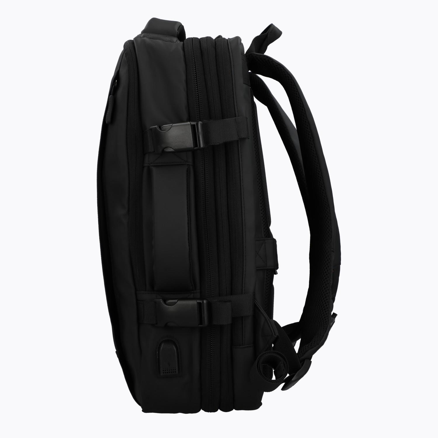 Mochila Unisex Expandable Backpack Negro-2