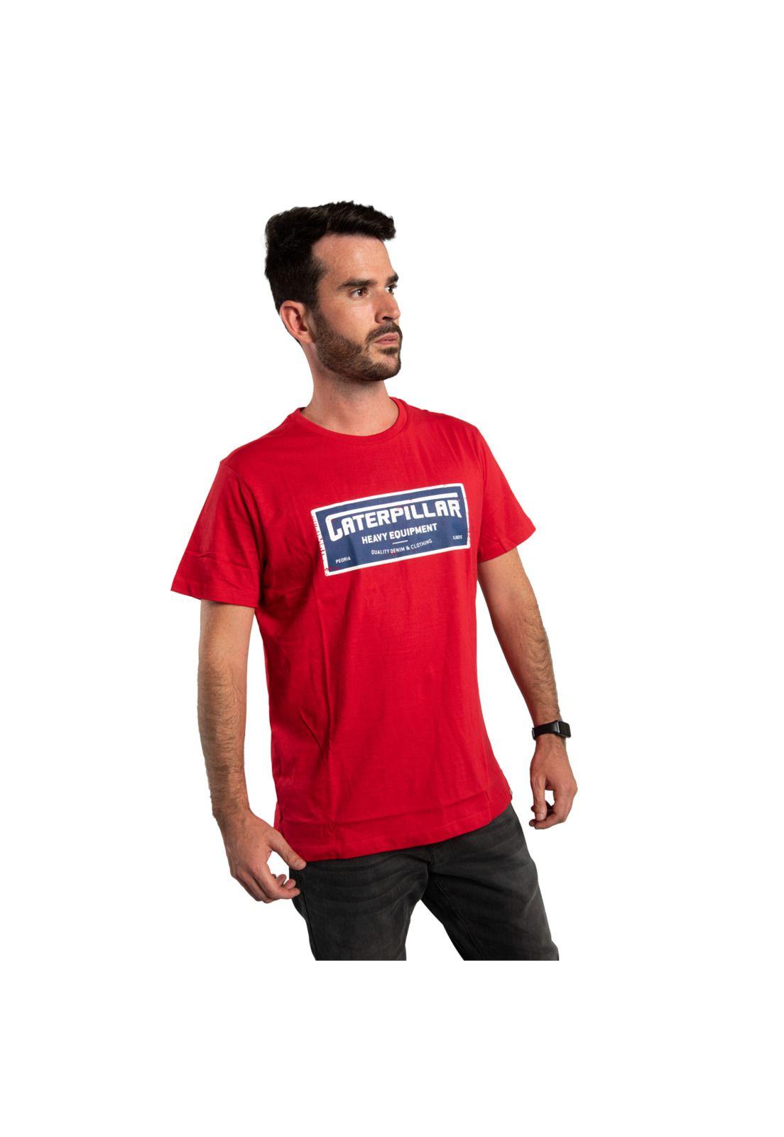 Polera M/C Hombre Fdtn Heavy Eqp Ghost Rojo-0