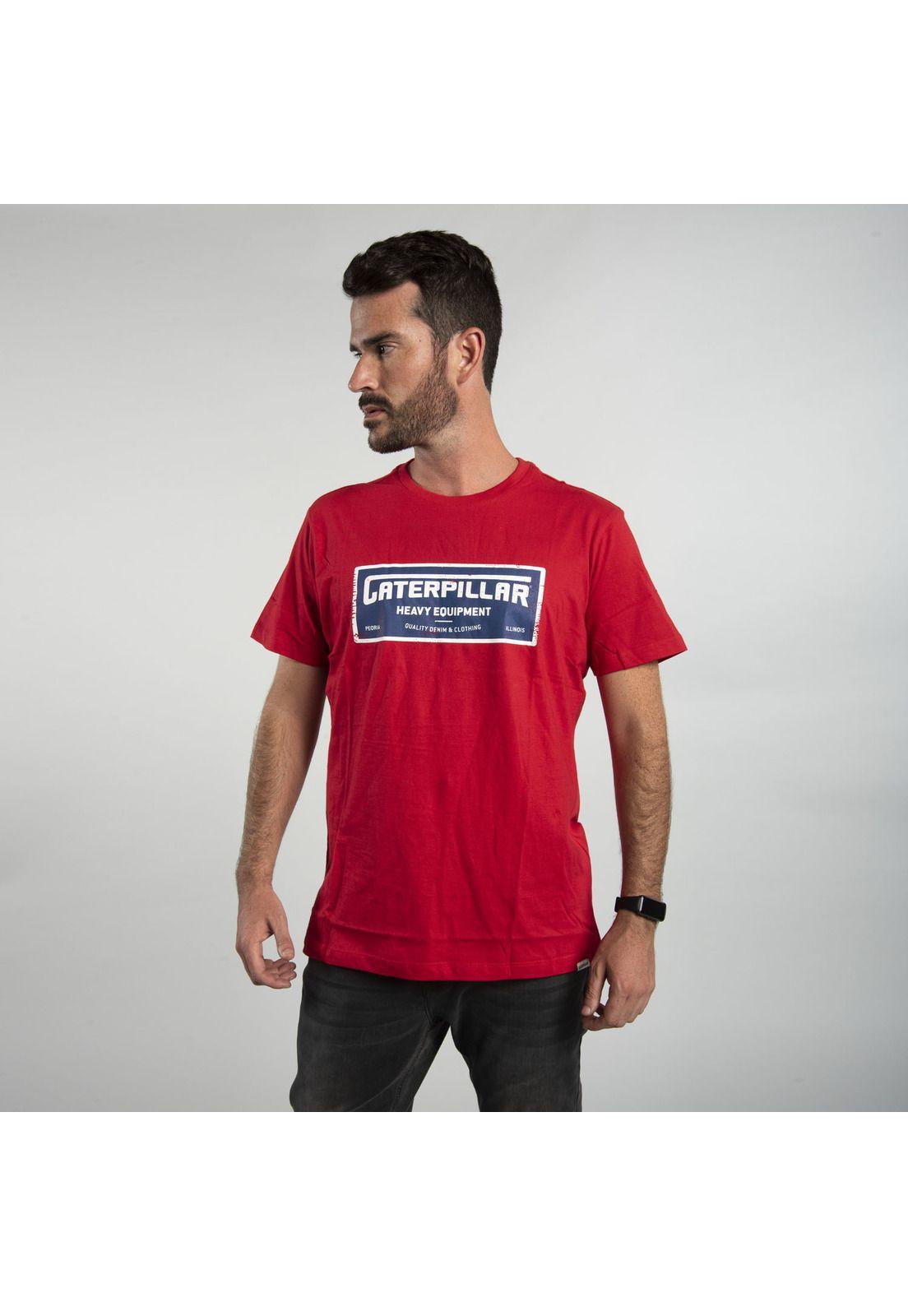 Polera M/C Hombre Fdtn Heavy Eqp Ghost Rojo-1