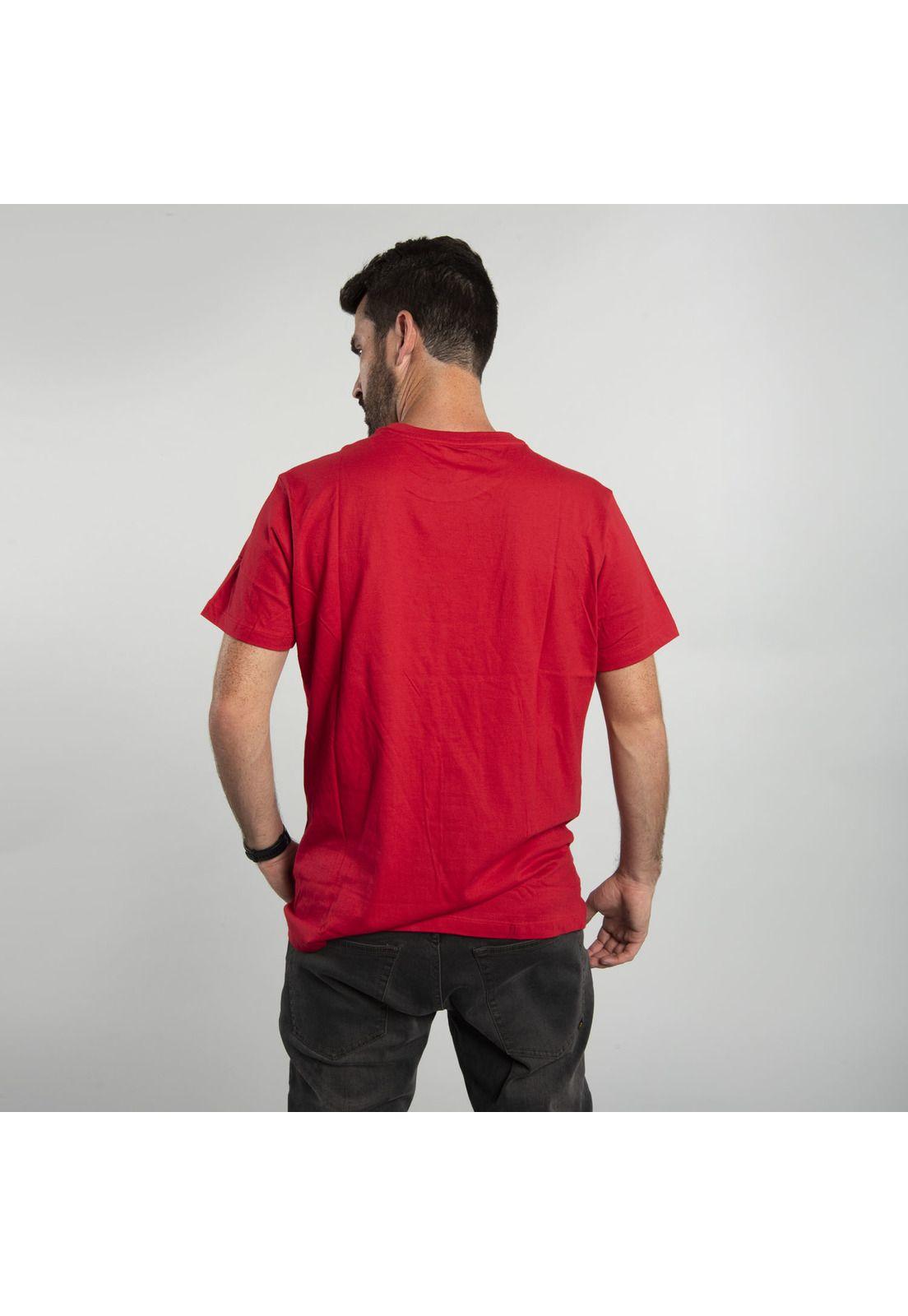 Polera M/C Hombre Fdtn Heavy Eqp Ghost Rojo-2