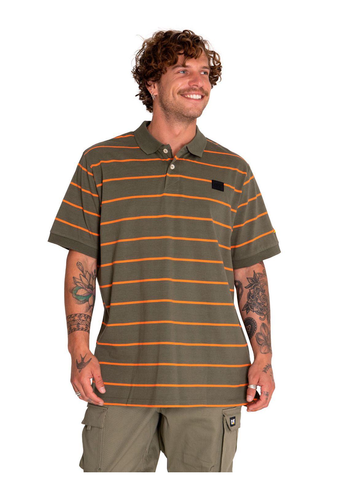 Polera Polo Hombre Logo Jersey Polo Verde-0