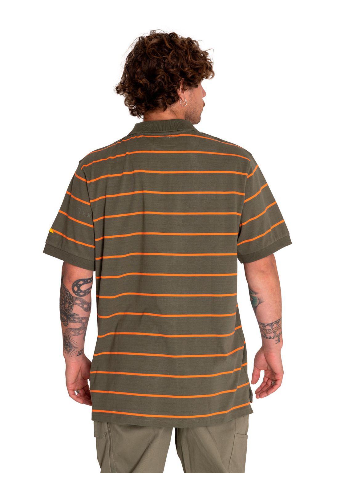Polera Polo Hombre Logo Jersey Polo Verde-3