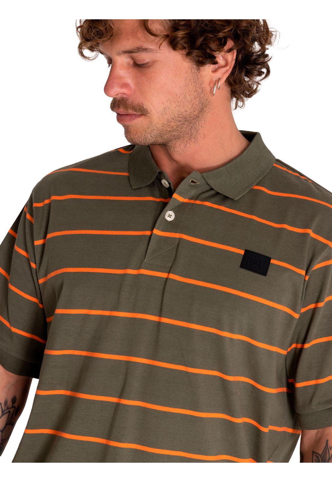 Polera Polo Hombre Logo Jersey Polo Verde-4