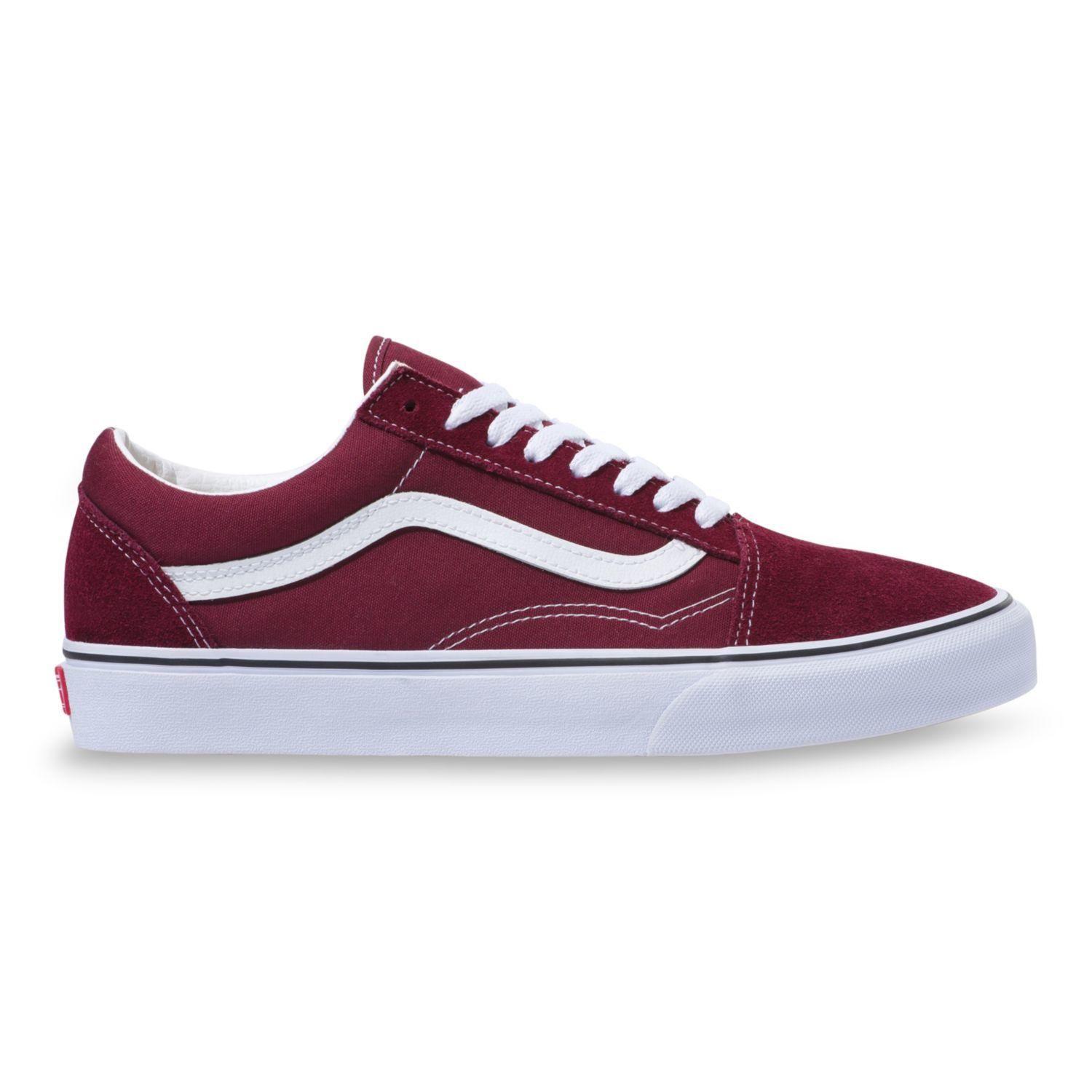 Zapatilla Urbana Unisex Ua Old Skool Port Royal Burdeo-4