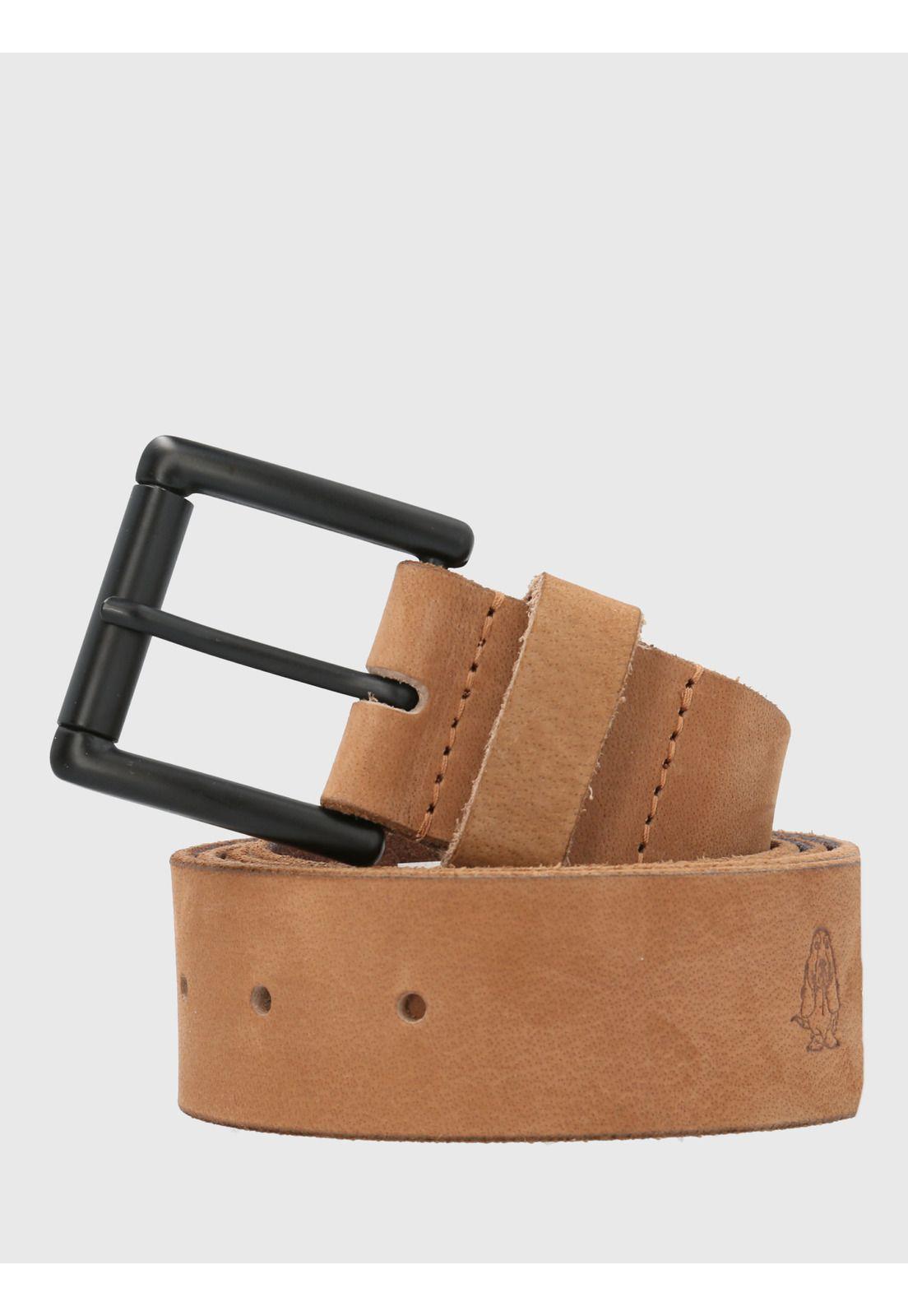 Cinturon Cuero Caramelo Sitges Hombre-0