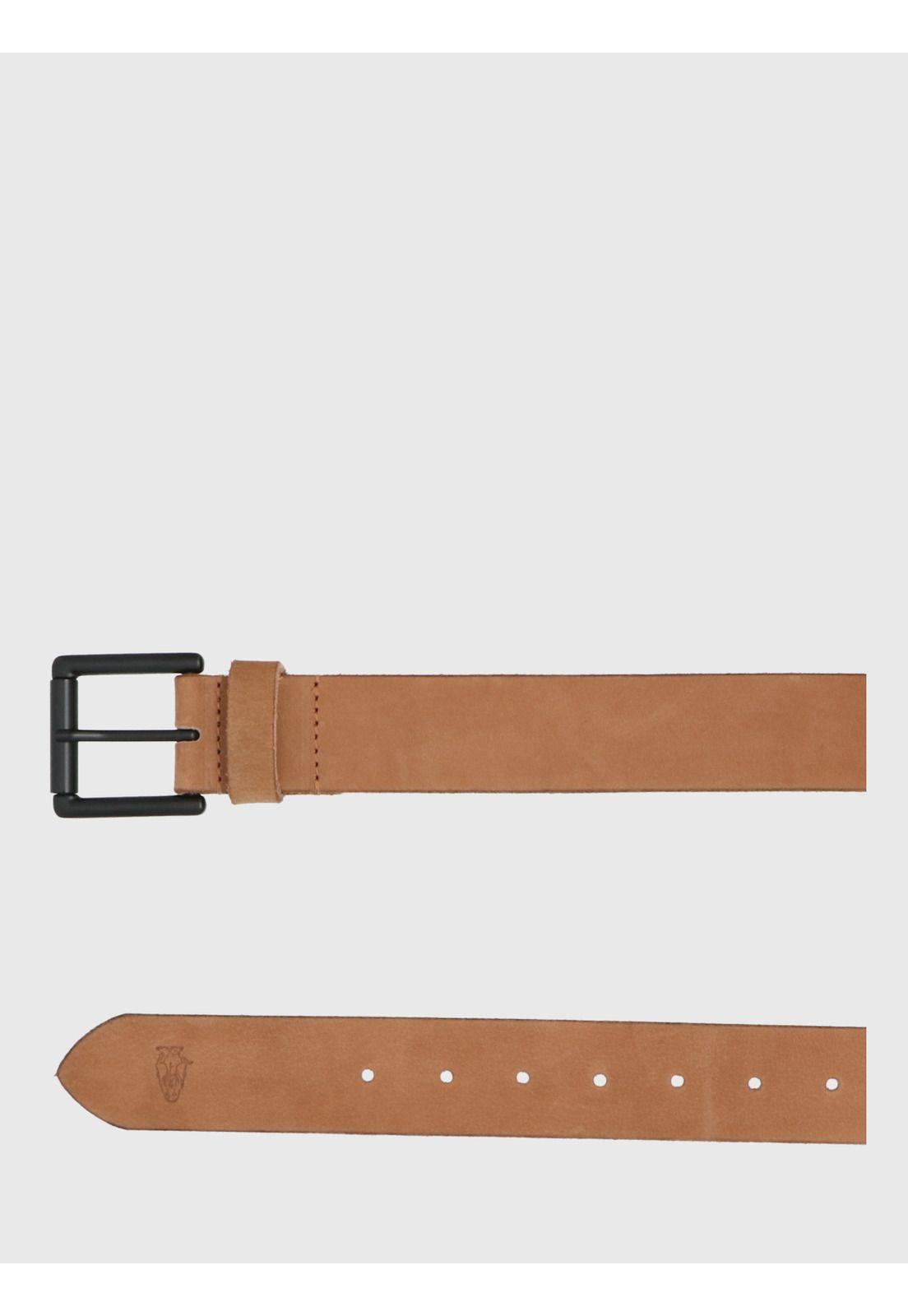 Cinturon Cuero Caramelo Sitges Hombre-2