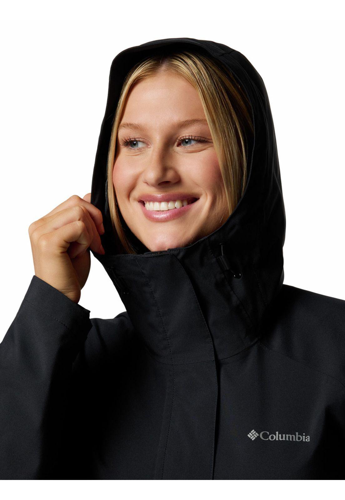 Cortaviento imperm Mujer Earth Explor Ii Negro-5