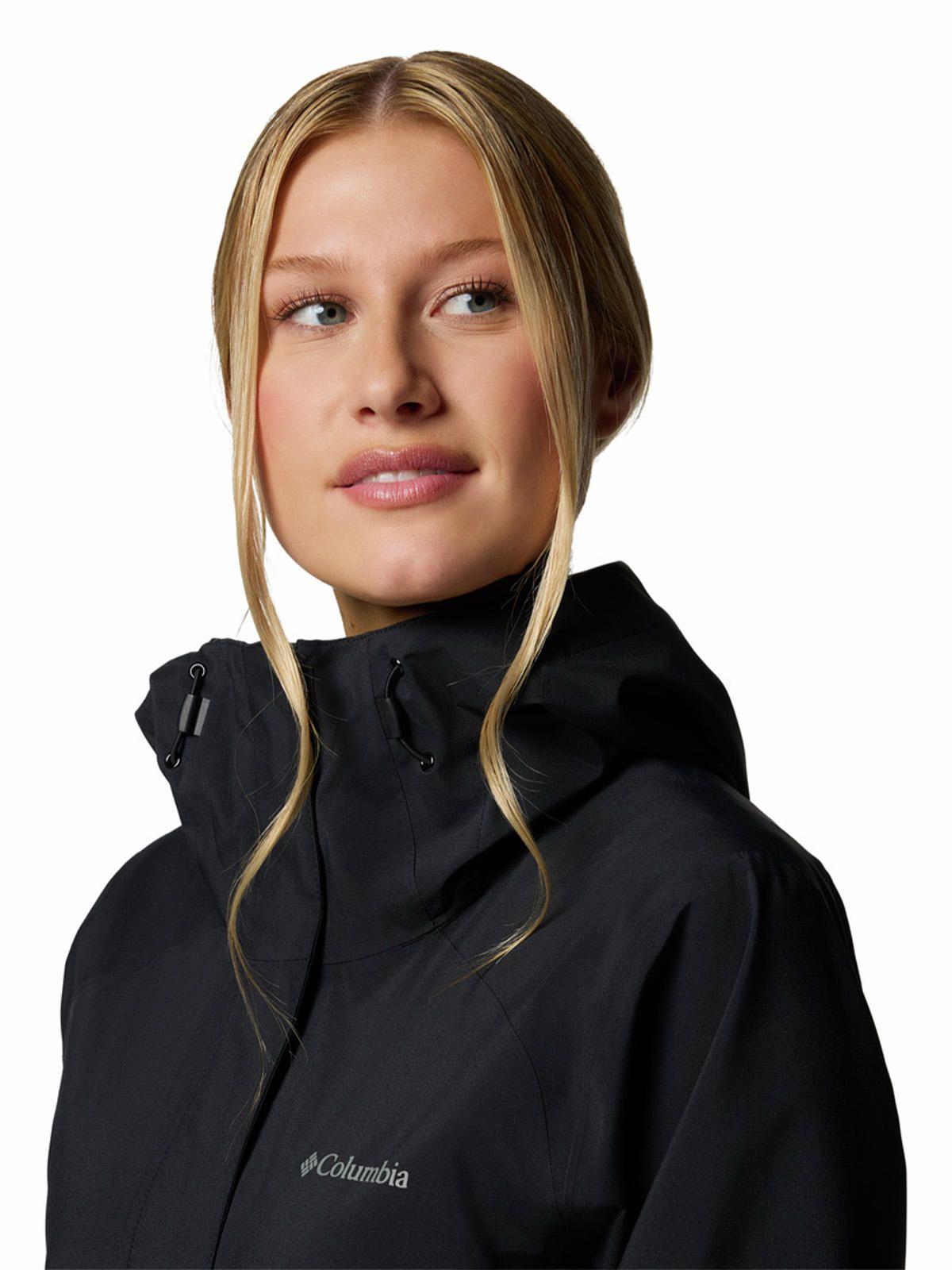 Cortaviento imperm Mujer Earth Explor Ii Negro-4