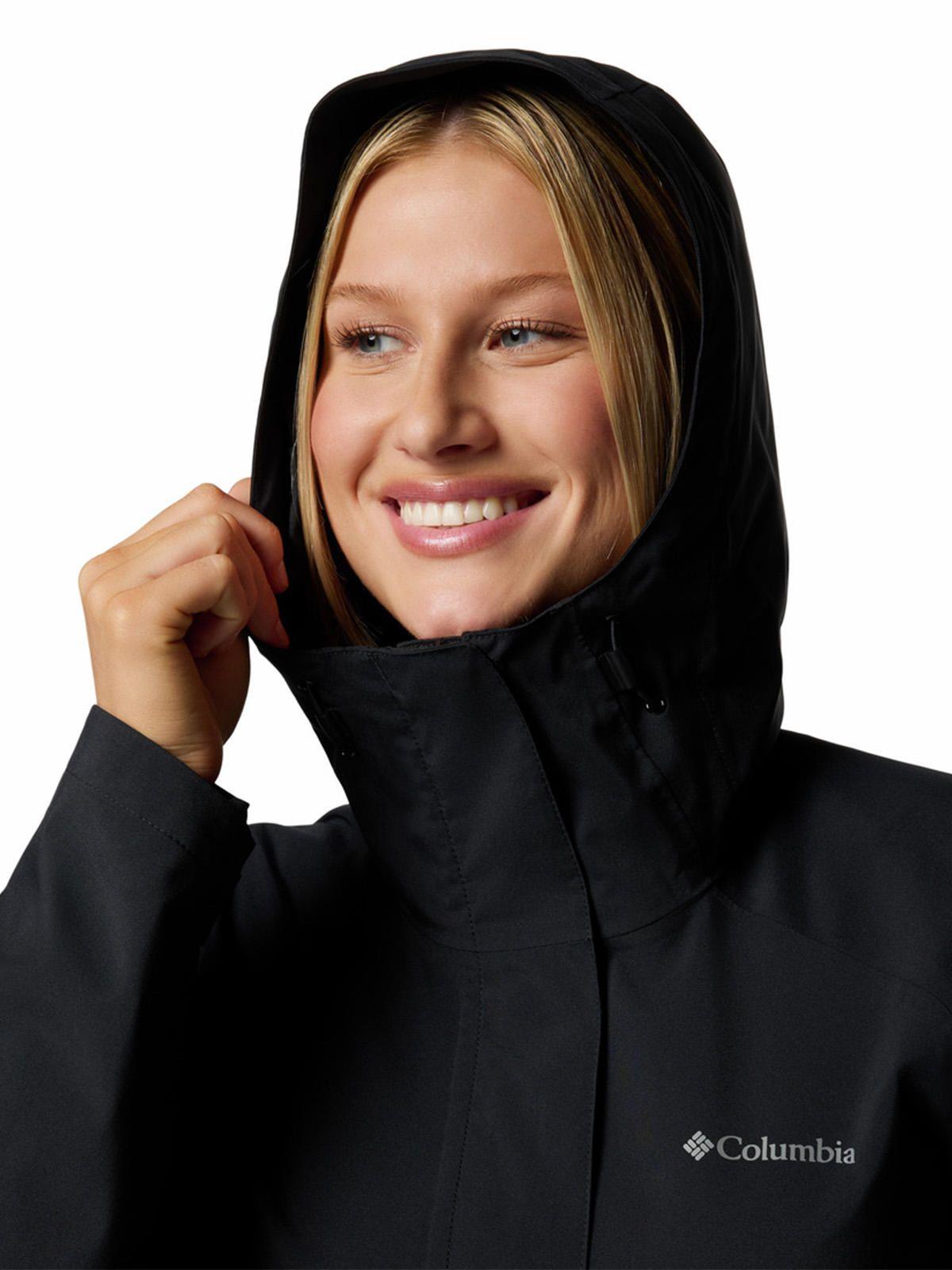 Cortaviento imperm Mujer Earth Explor Ii Negro-5
