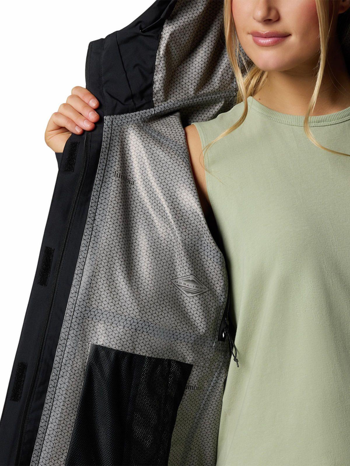 Cortaviento imperm Mujer Earth Explor Ii Negro-7